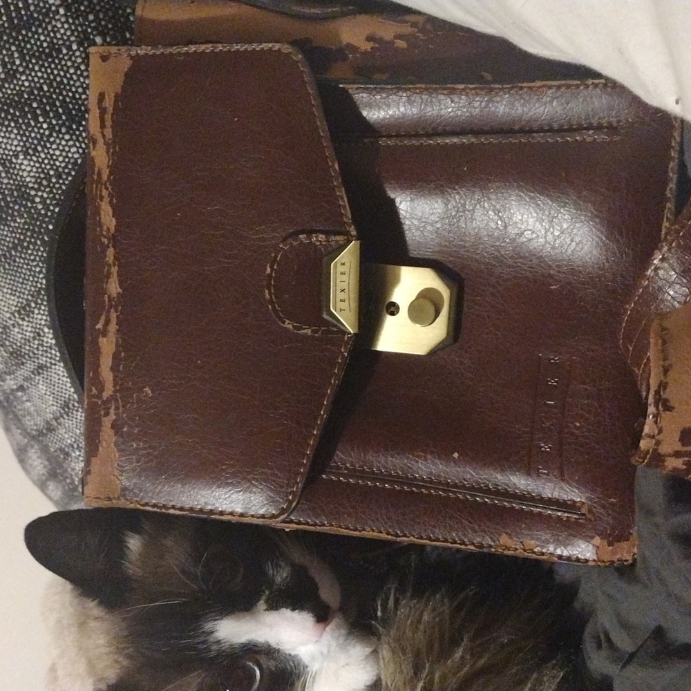 Textier leather vintage bag